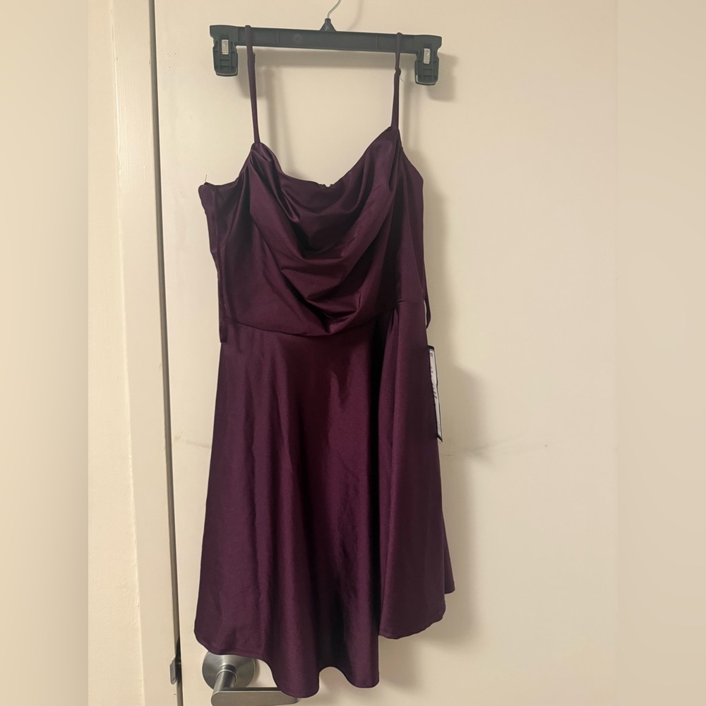 Elegant Purple Women's Dress